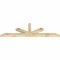 Ekena Millwork Saratoga Rough Sawn Timber Gable Bracket, Douglas Fir, 84"W x 24"H x 4"D x 4"F, 7/12 Pitch GBW084X24X0404SAR00RDF - alternate 3